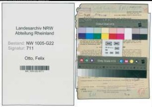 Entnazifizierung Felix Otto , geb. 03.04.1912 (Konditor)