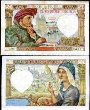 Frankreich, 50 Francs