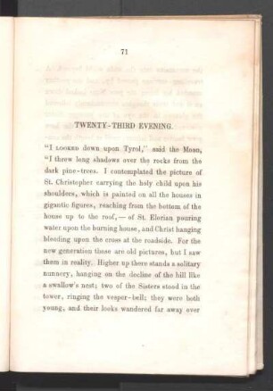 Twenty-Third Evening.