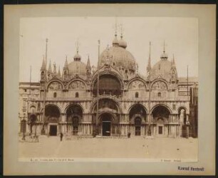 Markusdom (Basilica di San Marco), Venedig: Ansicht der Fassade