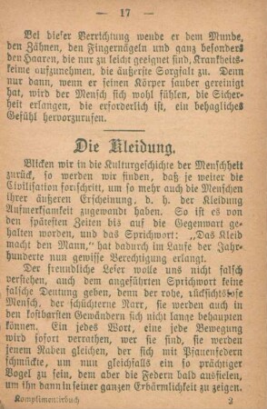 Die Kleidung