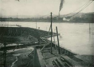 Staustufe Kachlet, 1924-1925