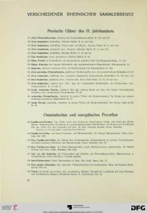 Persische Gläser des 17. Jahrhunderts (Nr. 127-142)