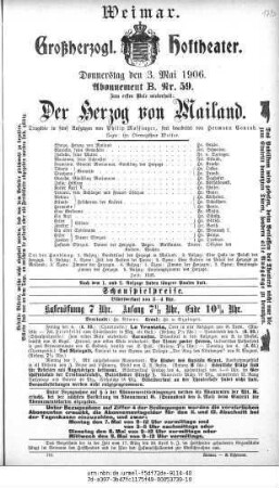 Der Herzog von Mailand