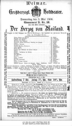 Der Herzog von Mailand