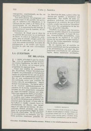 La cuestión de Irlanda.