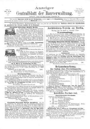 Anzeiger zum Zentralblatt der Bauverwaltung, No. 16