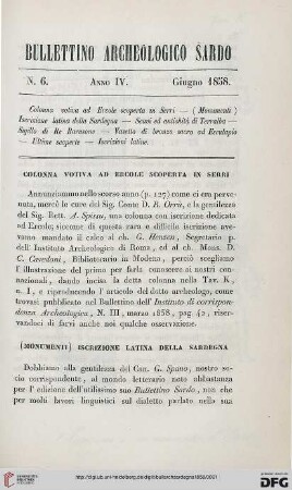 4: Colonna votiva ad Ercole scoperta in Serri