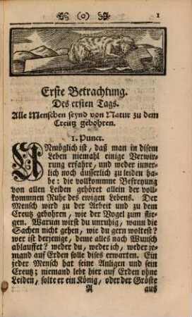 Des Bettenden Christen ... Geistliche Einsamkeit, 3. ... Zu Erhaltung der Gedult und des hohen Geists des Creutzes Abzihlend
