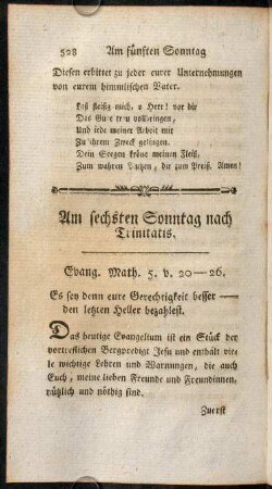 528-539, Am sechsten Sonntag nach Trinitatis.