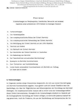 Therm(o). Untersuchungen zu Morphosyntax, Geschichte, Semantik und anderen Aspekten einer produktiven LWB-Einheit im heutigen Deutsch