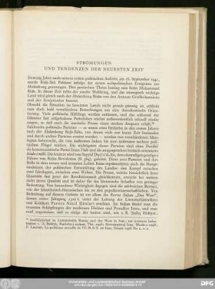 Strömungen Und Tendenzen Der Neusten Zeit