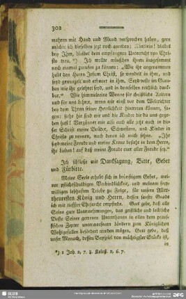 [Beschluß in bezeugte Hoffnung und Ermunterung, Dank, Fürbitte und Gebet]