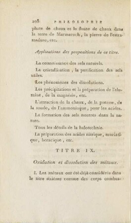 Titre IX. Oxidation et dissolution des métaux