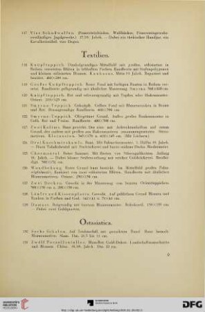 Textilien (Nr. 118-129)
