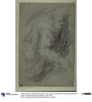 Studie für die Figur des Hl. Josef im Gemälde der Heimsuchung Mariens in der Chiesa Nuova in Rom