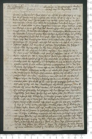 Brief von Karl August Varnhagen von Ense und Rahel Varnhagen von Ense an Adelbert von Chamisso