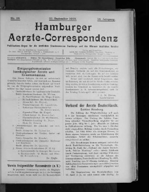 No. 38. 21. September 1913. 16. Jahrgang.