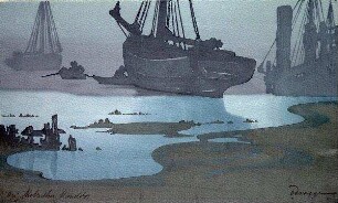 Trockenliegendes Boot