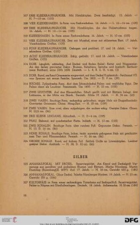 Silber (Nr. 325-338)