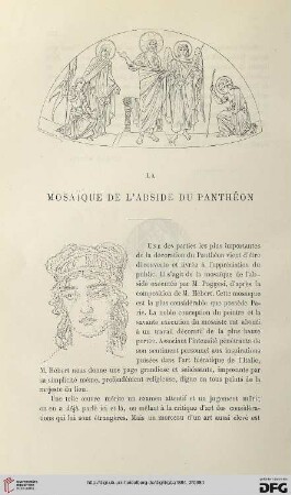 2. Pér. 30.1884: La mosaïque de l'abside du Panthéon