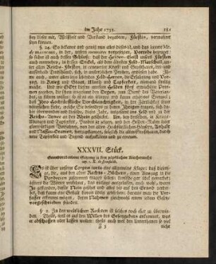 181-196, XXXVII. - XXXVIII. Stück.