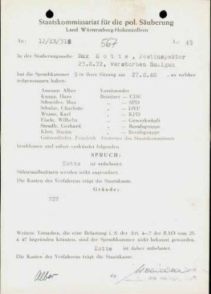 Kotte, Max