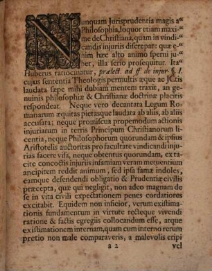 Ordinis JCtorvm In Alma Wittenbergensi h. t. Decanus Georg. Beyer J.U.D. Pandectarum Profess. Pvbl. Cvr. Provinc. Et Scabin. Elect. Sax. Assessor Atqve Academiae Jam Pro-Rector Lectori Benevolo S. P. D.