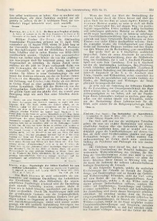354-355 [Rezension] Ziehen, Theodor, Das Seelenleben der Jugendlichen