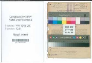 Entnazifizierung Alfred Nagel , geb. 08.04.1912 (Beamter)