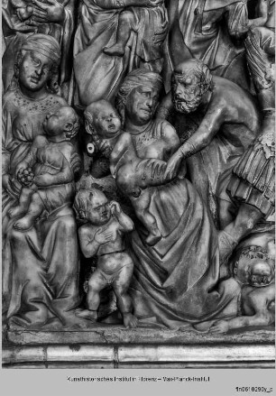 Kanzel : Kanzelkörper : Bethlehemitischer Kindermord