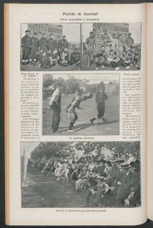 Partido de baseball : Entre argentinos y uruguayos