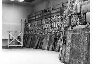 Museums für Islamische Kunst im Pergamonmuseum, Sicherung der Mschatta-Fassade vor Kriegseinwirkungen