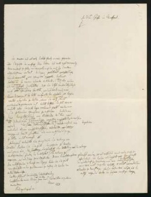 Brief vom 16. April 1850