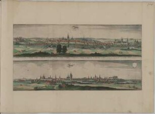 Ansicht von Zeitz und Zerbst, Kupferstich, 1650 : Merian, Matthäus : Zeitz / [Stecher u. Hrsg.: Matthaeus Merian]. - Frankfurt : [Matthaeus Merian], [1650]. - 1 Kunstbl. : Kupferstich ; 49,2 x 12,7 cm. - Mit Gebäudeverzeichnis. - Zerbst / [Stecher u. Hrsg.: Matthaeus Merian]. - Frankfurt : [Matthaeus Merian], [1650]. - 1 Kunstbl. : Kupferstich ; 49,2 x 11,6 cm