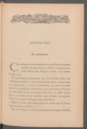Capítulo CXXII - El anónimo