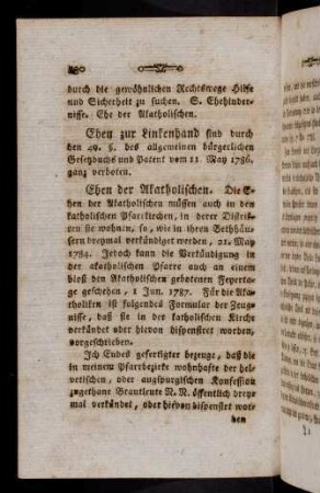 130-139, Ehen zur Linkenhand ...