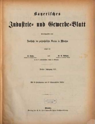 Bayerisches Industrie- und Gewerbeblatt. 3. 1871