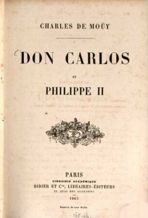 Don Carlos et Philippe II