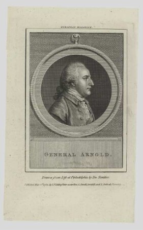 Porträt von General Benedict Arnold
