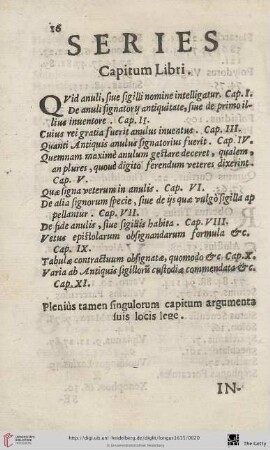 4 Series: Capitum libri