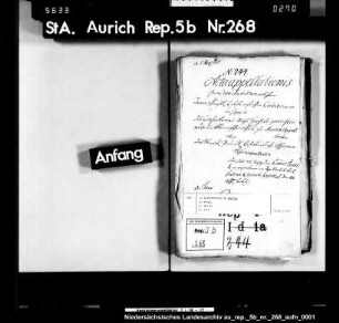 Ursprünglicher Gläubiger: Lateinschule zu Aurich Gläubiger im Jahre 1744: Lateinschule zu Aurich Höhe des Kredits bzw. der Schuld: 100 Reichstaler Jahr der Aufnahme des Kredits bzw. Jahr des Entstehens der Schuld: 1706