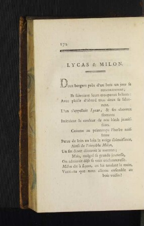 Lycas & Milon.