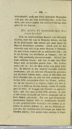 Wie werden die homöopathischen Arzneien bereitet?