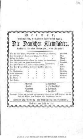 Die Deutschen Kleinstädter
