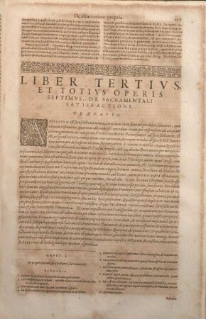 Liber Tertivs, Et Totivs Operis Septimvs, De Sacramentali Satisfactione.