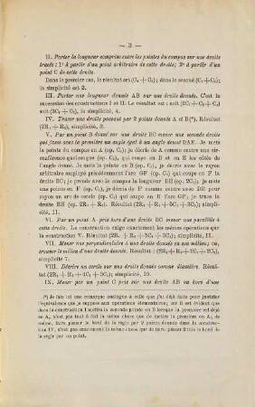 (Opuscules géométriques), [21]. De la mesure de la simplicité dans les constructions mathématiques