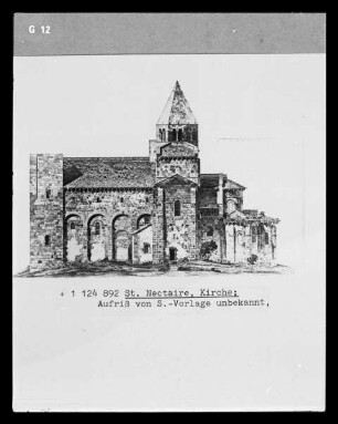 Die Kirche Saint-Nectaire