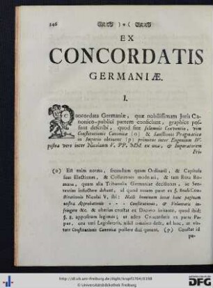Ex Concordatis Germaniae.