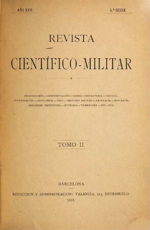 Revista científico-militar. 2. 1891 = Año 17